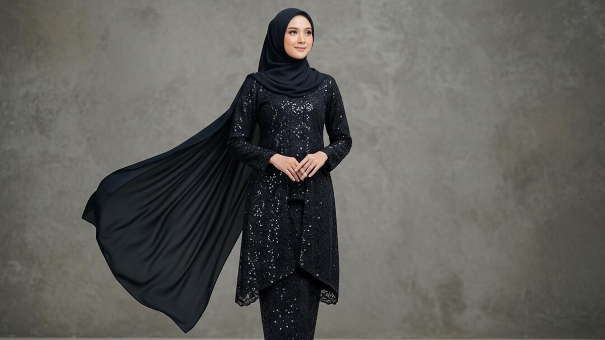 Model Gamis Payet Mewah Menutup Dada, Rahasia Tampil Anggun dan Syar'i