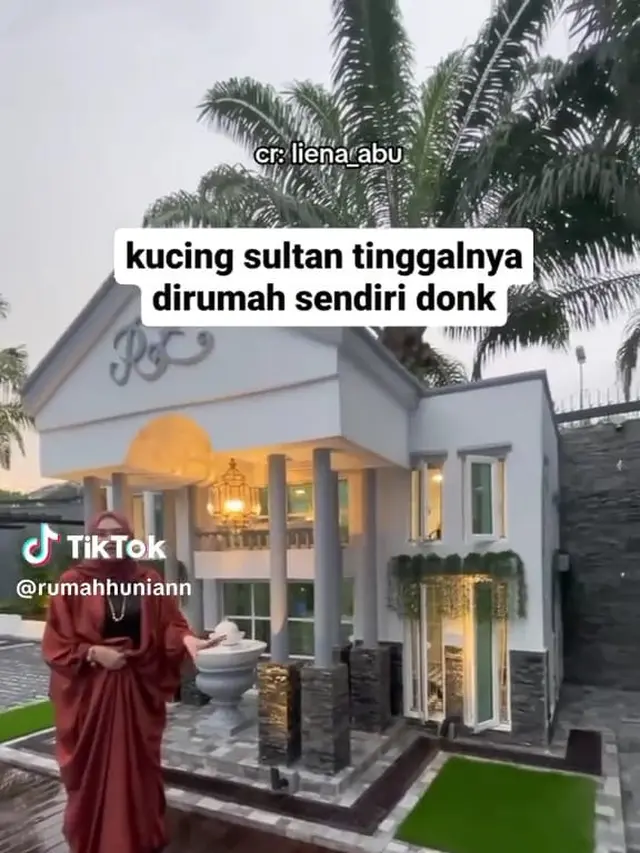 Rumah Kucing Bak Istana Sultan