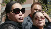 Keluarga Marvin Gaye saat melaporkan Pharrell Williams ke pengadilan California, Amerika Serikat. (Foto: Foxnews)
