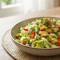 Resep Tumis Kol Telur yang Gurih dan Tidak Berair. Foto: AI Generated