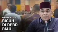 Puluhan orang terlibat kericuhan dan baku hantam di lobi kantor DPRD Riau. Kericuhan dipicu selisih paham antara dua orang anggota DPRD saat membahas anggaran daerah.