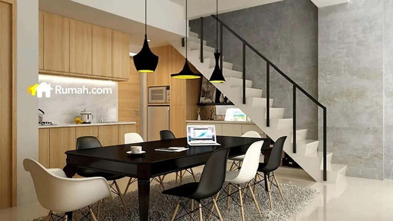 Contoh Desain Interior Hunian Bergaya Mezzanine