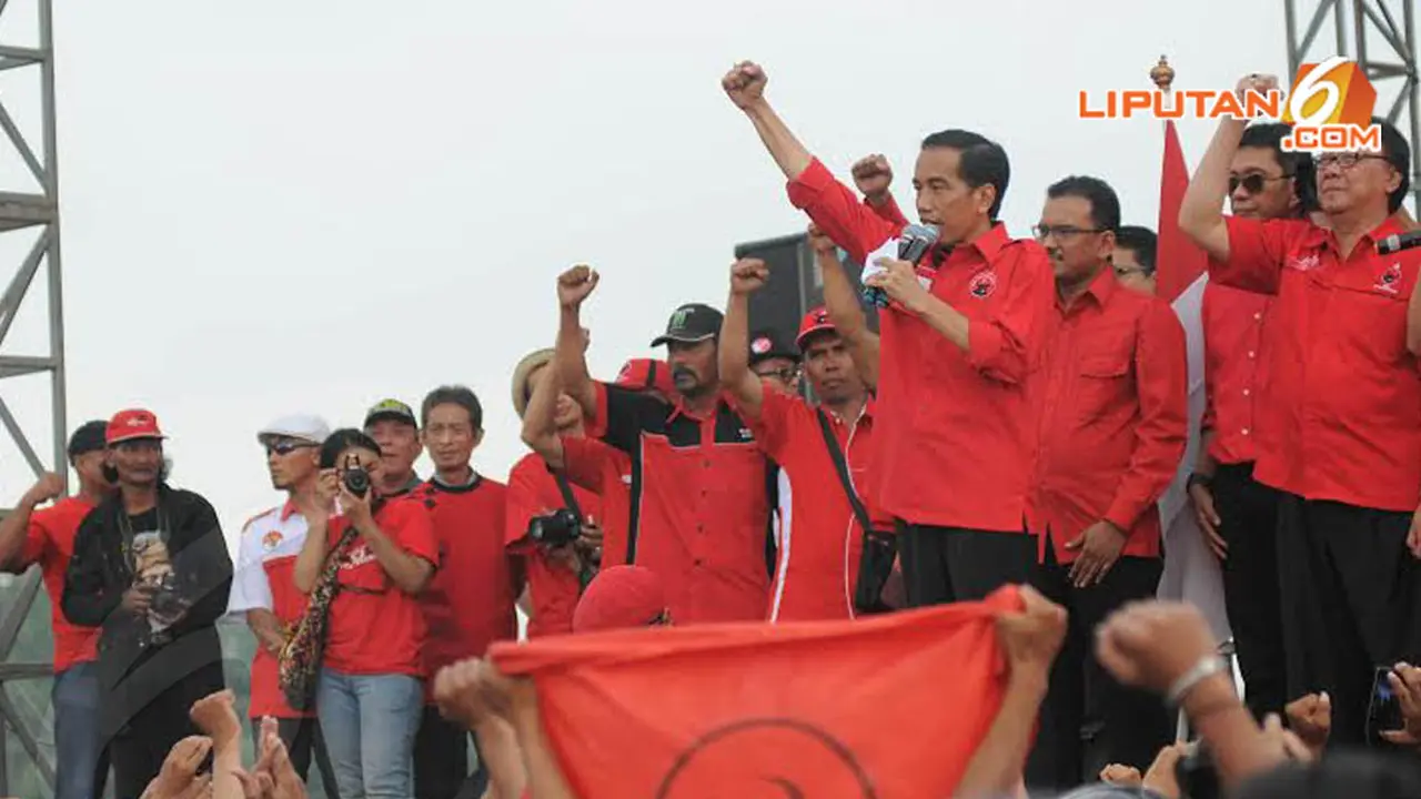 [FOTO] Usai Targetkan Menang Telak, Jokowi Curhat Tak Tidur 3 Hari