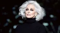 Carmen Dell’Orefice, model berusia 91 tahun yang tampil di sampul majalah New You. (dok. Instagram @carmen_dellorefice/https://www.instagram.com/p/BdT6BotgGIm/?hl=en/Dinny Mutiah)