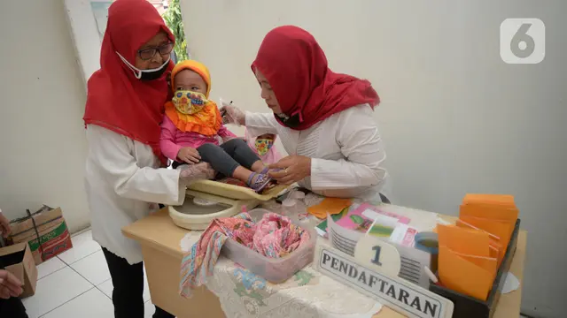 Pelayanan Posyandu Pondok Benda di Kala Pandemi