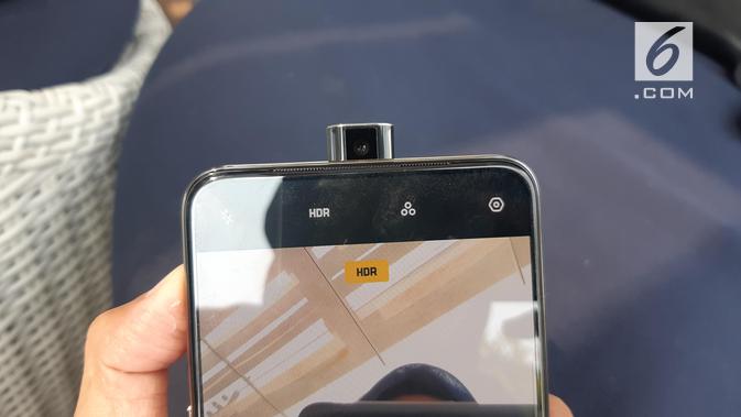 Kamera selfie pop-up Oppo K3 (Liputan6.com/ Agustin Setyo W)