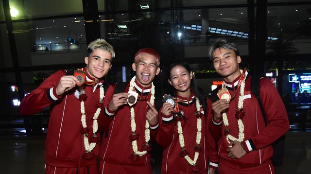 Atlet Indonesia merebut empat medali pada Kejuaraan Asia MMA Junior 2025. (Dok Pertacami)
