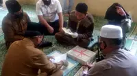 Tahanan yang melangsungkan pernikahan itu bernama Muhammad Wahyudi (39).