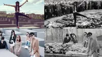 Pria Ini Edit Foto-Foto Turis di Monumen Holocaust, Hasilnya Bikin Merinding
