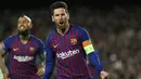 1. Lionel Messi (Barcelona) - 34 gol dan 13 assist (AFP/Pau Barrena)