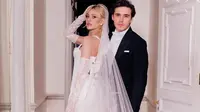 Sempat dikritik gelar pesta pernikahan mewah Rp55,3 miliar, Brooklyn Beckham dan Nicola Peltz sumbang hadiah pernikahan untuk Ukraina. (Instagram/voguemagazine).