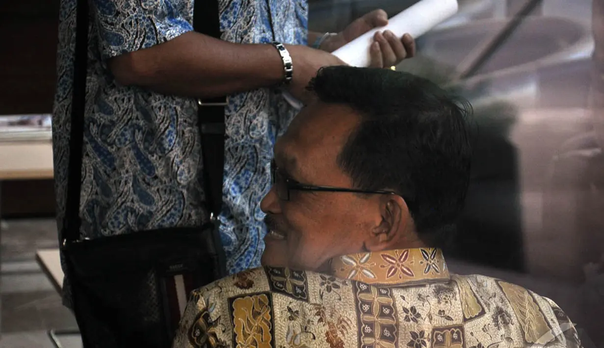 Brigjen Polisi Didik Purnomo diperiksa sebagai tersangka dalam kasus dugaan korupsi simulator SIM di Korlantas Polri, Jakarta, Selasa (26/8/2014) (Liputan6.com/Miftahul Hayat)