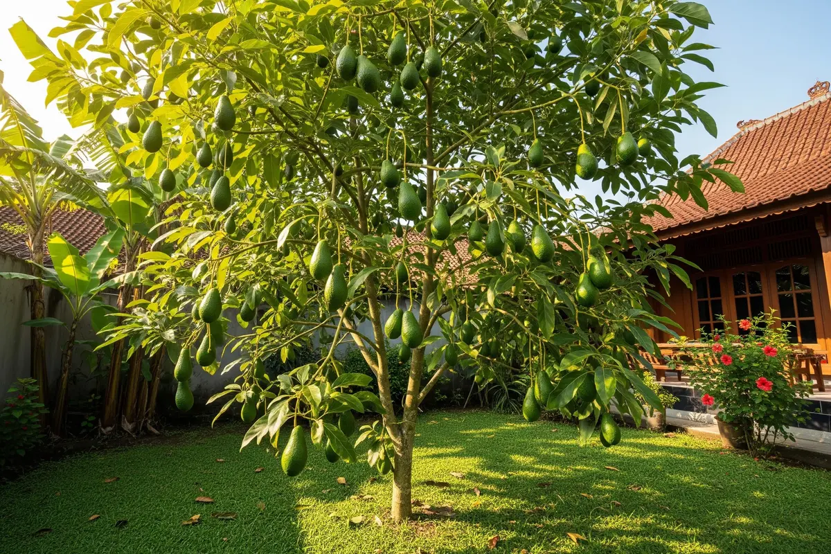 Ilustrasi Pohon Alpukat