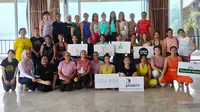 108 Surya Namaskar dalam Peringatan International Yoga Day di Bali