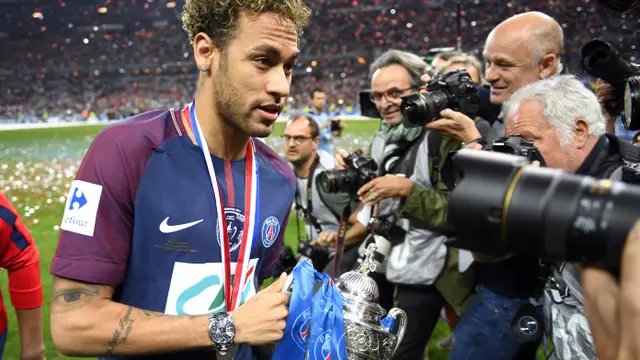 Neymar, PSG, Piala Prancis 2018