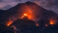 34 Titik Api Kepung Lereng Arjuno, Kebakaran Meluas ke Malang