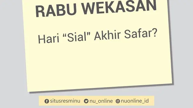 [Bintang] Rebo Wekasan