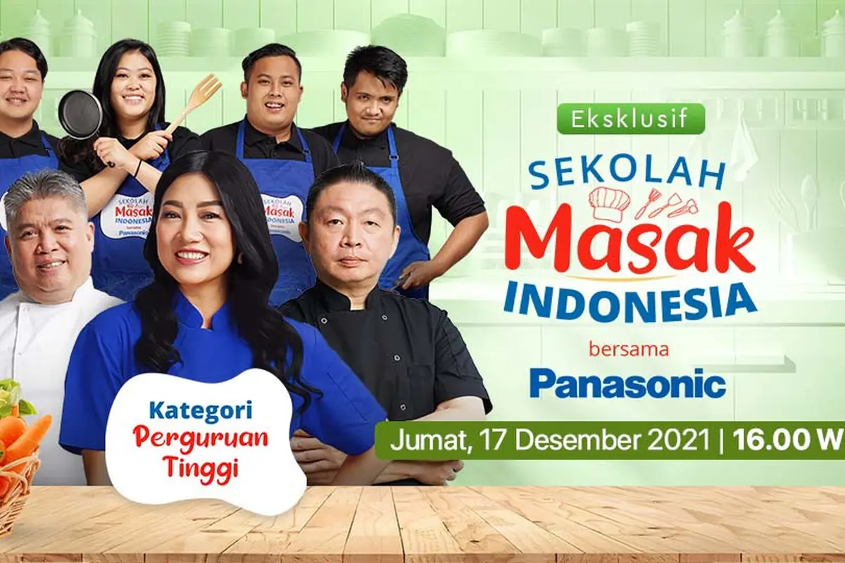 Live Streaming Sekolah Masak Indonesia Episode Kreasi Gorengan Kategori Perguruan Tinggi