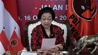 Ketua Umum PDIP Megawati Sukarnoputri saat menghadiri peresmian RSUD Sukarno di Brebes. (Dok. Youtube PDIP)