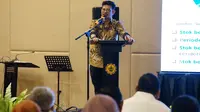 Menteri Pertanian Syahrul Yasin Limpo saat menghadiri Rapat Kerja (Raker) Teknis Direktorat Jenderal Prasarana dan Sarana Pertanian (Ditjen PSP) Tahun 2023. (Foto: Istimewa)