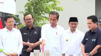Presiden Joko Widodo (Jokowi) meresmikan hunian milenial di Margonda, Depok, Kamis (13/4/2023). (Merdeka.com)