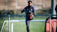 Kontrak peminjaman Endrick bersama Lyon akan berlangsung hingga enam bulan mendatang. Pemain asal Brasil itu diharapkan jika nanti kembali ke Real Madrid akan menjadi pemain andalan. (AFP/Olivier Chassignole)