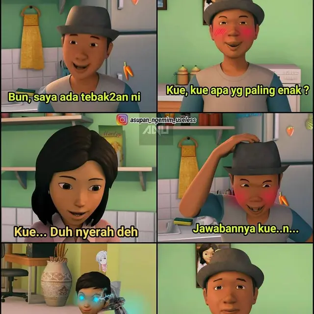 6 Meme Kartun Adit dan Sopo Jarwo Ini Kocak, Bikin Ngakak