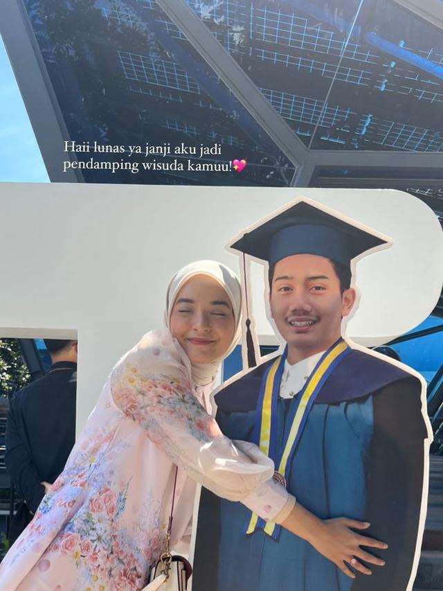 Penuhi Janji, Nabila Ishma Hadir Jadi Pendamping di Wisuda Mendiang Eril Anak Ridwan Kamil
