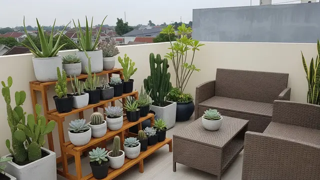 Inspirasi Kebun di Rooftop 3x3 Meter
