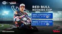 Link Live Streaming Red Bull Rookies Cup Aragon 2021 Pekan Ini, 11-12 September 2021. (Sumber : dok. vidio.com)