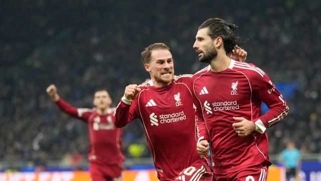 Foto: Penalti Dominik Szoboszlai Jadi Pembeda, Liverpool Jinakkan Inter Milan di Liga Champions