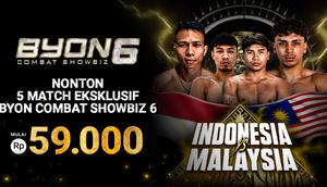 BYON Combat Showbiz 6 eksklusif di Vidio. (dok. vidio.com)