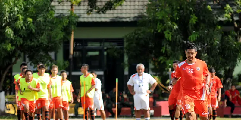 Jelang Laga Uji Coba, Persija Jakarta Kembali Gelar Latihan