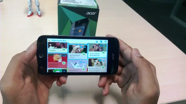 Acer Liquid Z320, Ponsel Android Untuk Aktivitas Ibu dan Anak
