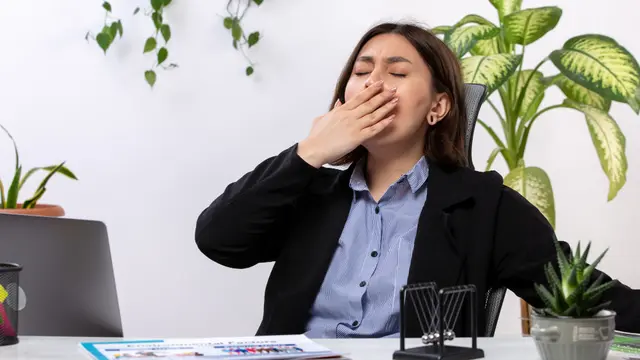 Ilustrasi mengantuk di siang hari