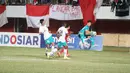 Kiper Timnas  Indonesia U-16, Andrika Fathir Rachman menangkap bola saat bertanding melawan Vietnam pada Final Piala AFF U-16 2022, Stadion Maguwoharjo, Sleman, Jumat (12/8/2022).  Tim asuhan Bima Sakti itu pun berhasil mengembalikan trofi Piala AFF U-16 ke Indonesia setelah pada 2018 lalu juga berhasil dimenangkan oleh Timnas Indonesia U-16 asuhan Fakhri Husaini. (Foto:Dok PSSI)