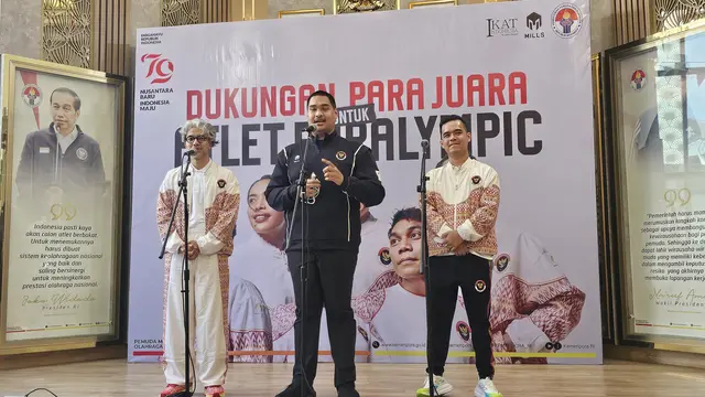 Menpora bersama desainer perlengkapan tanding Paralimpiade 2024