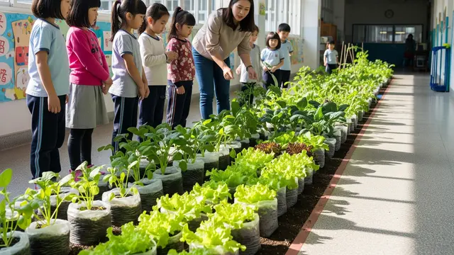 Kebun Sayur Mini dengan Polybag