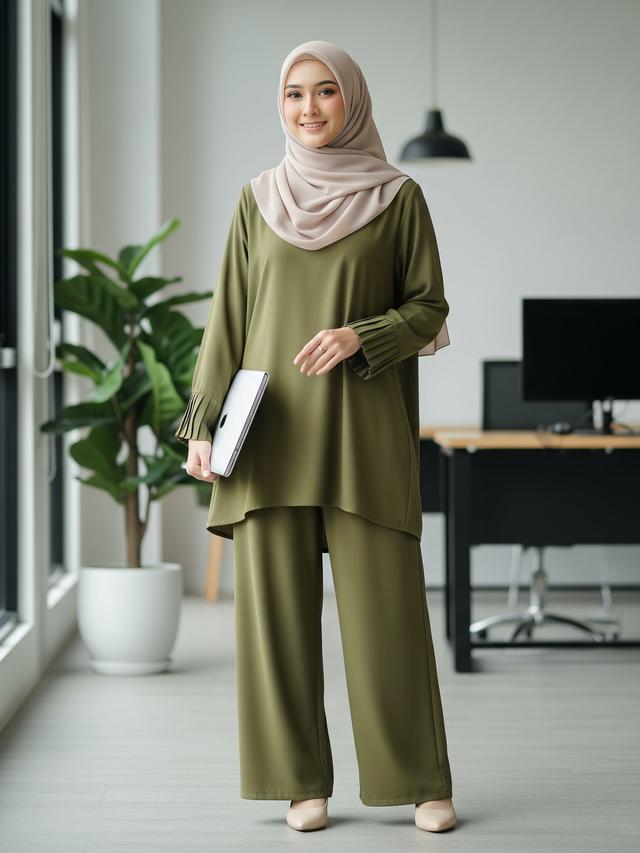 7 Model Blus Muslimah 2026 yang Anggun dan Nyaman untuk Kerja, Tidak ...