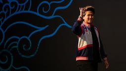 Liliyana Natsir menjadi pebulu tangkis Indonesia ke-10 yang menerima penghargaan BWF Hall of Fame dan menjadi pebulu tangkis putri kedua setelah Susy Susanti yang berhak atas penghargaan tersebut. (Bola.com/Bagaskara Lazuardi)