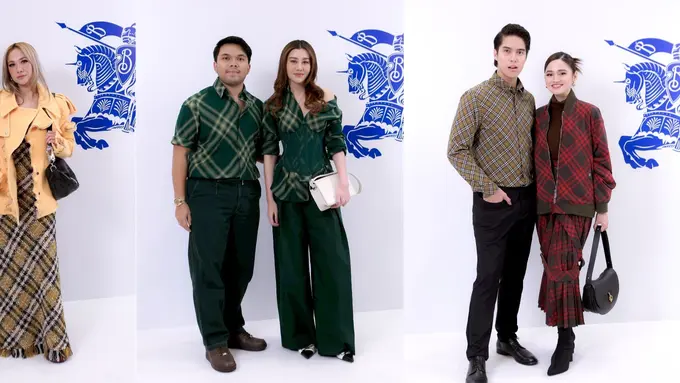 6 Adu Gaya Couple di Acara Burberry Outerwear 2024 Jakarta, Thariq Halilintar-Aaliyah Massaid hingga El Rumi-Syifa Hajdu