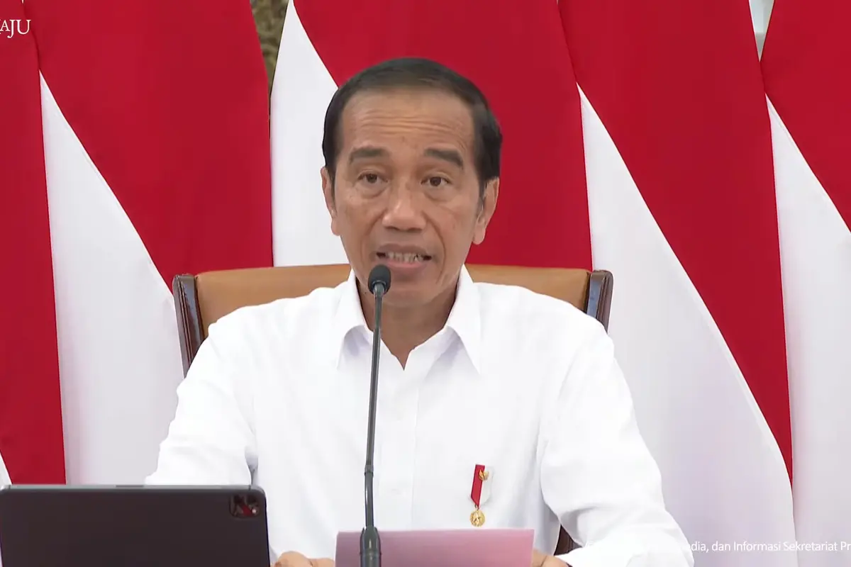 Presiden Joko Widodo (Jokowi) menyatakan komitmennya soal penanganan BLBI