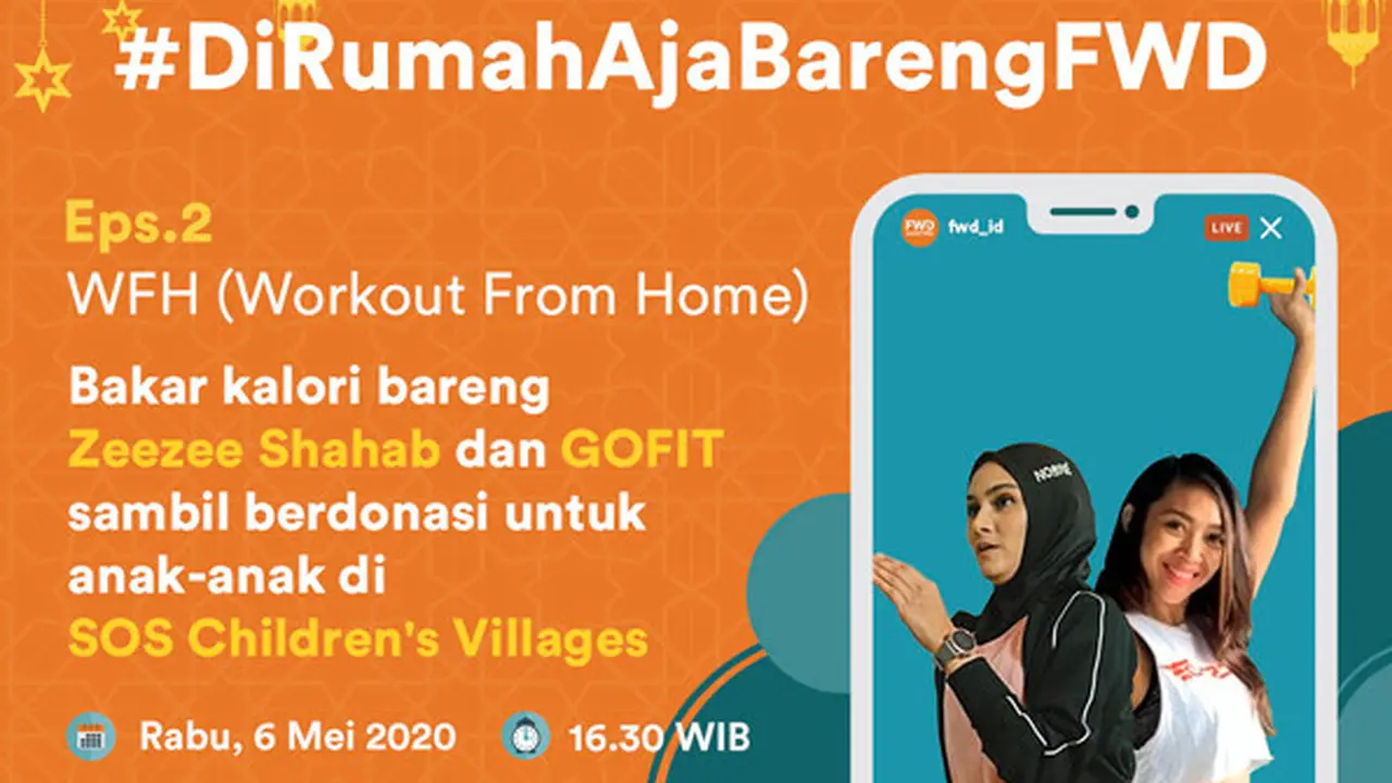 Kolaborasi untuk Berbagi, FWD Life Ajak Kamu Olahraga Bareng Zeezee Shahab