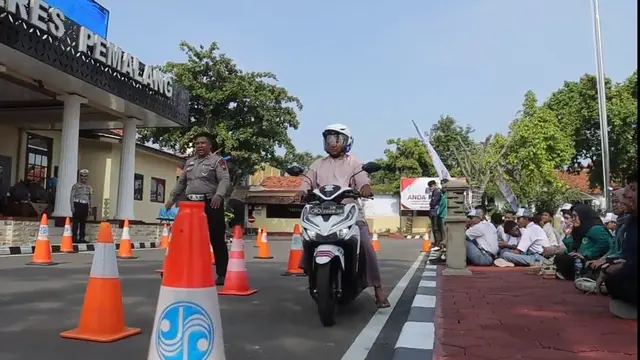 Safety riding di Pemalang. (Foto: Liputan6.com/Polres Pemalang)