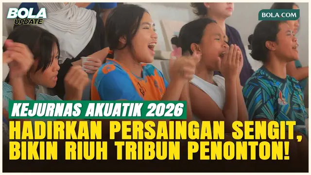 Gemuruh Dukungan Penonton Iringi Penampilan Atlet di Kejurnas Akuatik 2026