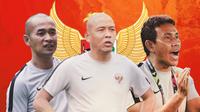 Ilustrasi - Bima sakti, nova Arianto, Kurniawan Dwi Yulianto Background Logo Garuda (Bola.com/Bayu Kurniawan Santoso)
