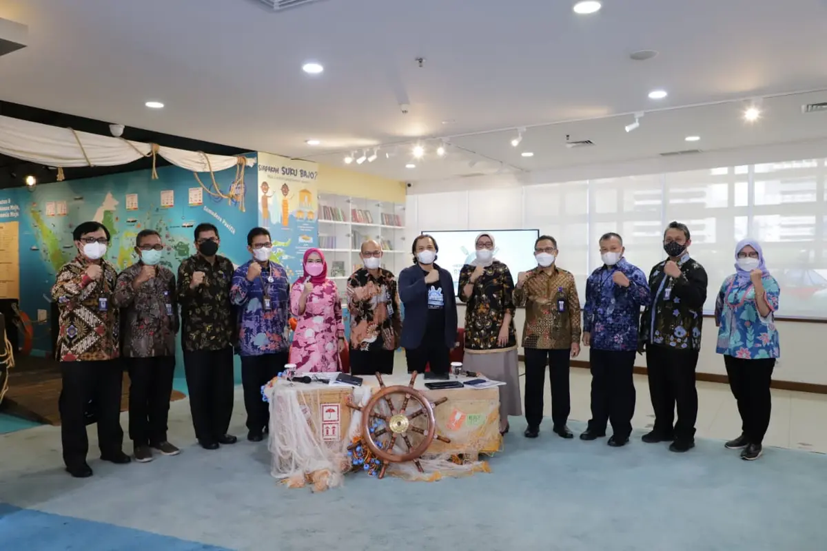 Foto bersama usai dialog interaktif Bincang Bahari KKP. (Foto: Liputan6.com/dok. KKP)