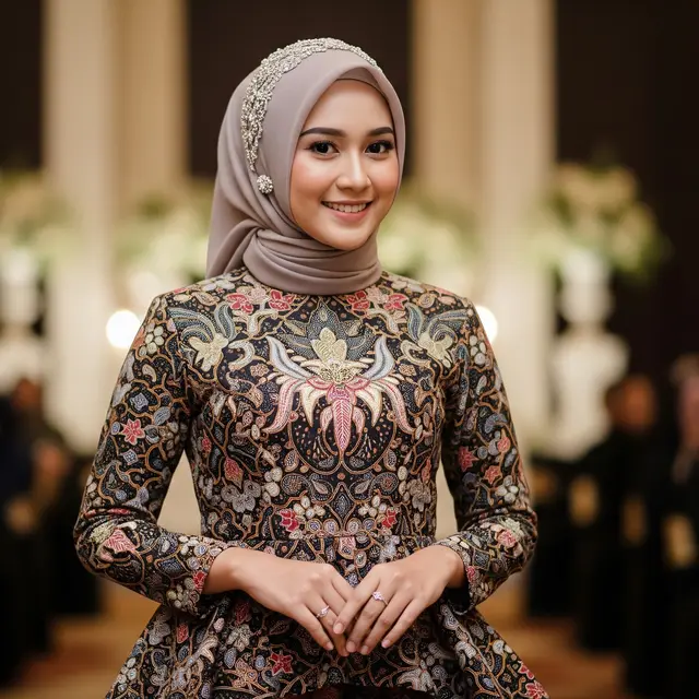 Model Atasan Batik Wanita Elegan Panjang untuk Lebaran dan Kondangan