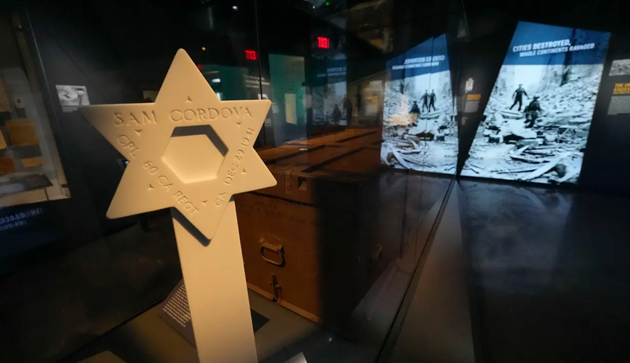 Museum ini pertama kali dibuka pada 6 Juni 2000, sebagai National D-Day Museum, dan ditetapkan sebagai Museum Nasional Perang Dunia II. (AP Photo/Gerald Herbert)