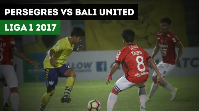 Berita video highlight Liga 1 2017, Persegres vs Bali United, Senin (31/7/2017) di Stadion Stadion Surajaya, Lamongan. (Sumber: TvOne)